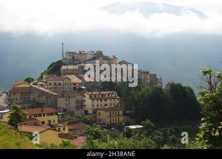 Castelluccio di Norcia - Ombrie - le petit village avant le violent tremblement de terre Banque D'Images