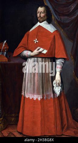 Portrait du Prince Maurice de Savoie - Prince Cardinal Maurice de Savoie (Turin, 1593-1657), fils de Charles Emmanuel I, duc de Savoie. Banque D'Images