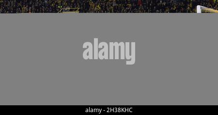 Dortmund, Allemagne.26 octobre 2021. Firo: 10/26/2021, Fuvuball, 1er Bundesliga, saison 2021/2022,DFB Cup, 2e tour, BVB, Borussia Dortmund - FC Ingolstadt but HAZARD pour le faire 1-0 Credit: dpa/Alamy Live News Banque D'Images