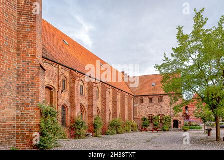 Abbaye de Saint-Pierre à Ystad et musée, Ystad, Suède, 14 septembre 2021 Banque D'Images