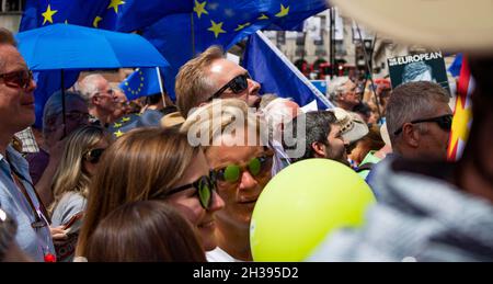 Les peuples votent mars - Londres - juin 2018 Banque D'Images