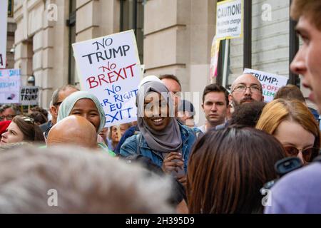 Mars anti-Trump - Londres - juillet 2018 Banque D'Images