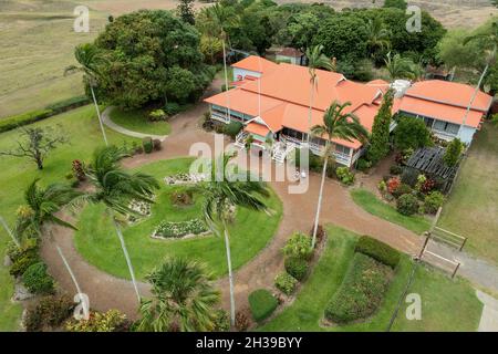 MacKay, Queensland, Australie - octobre 2021 : construction d'une ferme classée au patrimoine historique par une famille agricole pionnière en 1915, Greenmount Hom Banque D'Images