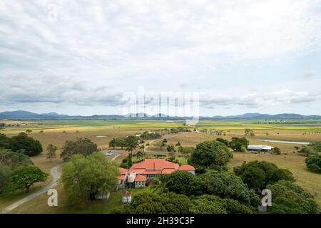 MacKay, Queensland, Australie - octobre 2021 : construction d'une ferme classée au patrimoine historique par une famille agricole pionnière en 1915, Greenmount Hom Banque D'Images