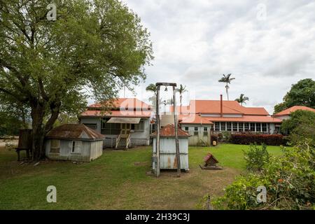 MacKay, Queensland, Australie - octobre 2021 : construction d'une ferme classée au patrimoine historique par une famille agricole pionnière en 1915, Greenmount Hom Banque D'Images