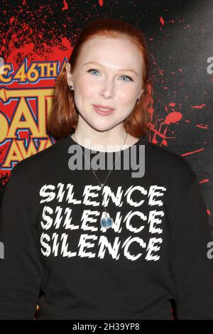 Los Angeles, Californie.26 octobre 2021.Molly Quinn à l'arrivée pour la 46e édition annuelle des Saturn Awards, Los Angeles Marriott Burbank Airport, Los Angeles, CA 26 octobre 2021.Crédit : Priscilla Grant/Everett Collection/Alay Live News Banque D'Images