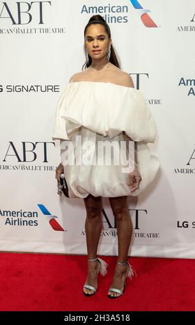 New York, NY - le 26 octobre 2021 : Misty Copeland assiste au Gala d'automne de l'American Ballet Theatre au David Koch Theatre du Lincoln Center Banque D'Images