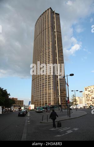 France, Paris, TOUR DE MONTPARNASSE Banque D'Images