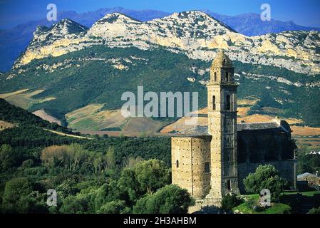 FRANCE.CORSE DU NORD (2B) CAP CORSE.ÉGLISE SAINT-MARTIN Banque D'Images