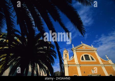 FRANCE. CORSE DU SUD (2A) AJACCIO. LA CATHÉDRALE Banque D'Images