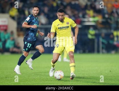 Valence, Espagne, 26 octobre 2021, Francis Coquelin de Villarreal pendant le championnat d'Espagne la Ligue de football match entre Villareal CF et Cadix CF le 26 octobre 2021 au stade Ceramica à Valence, Espagne - photo: Ivan Termon/DPPI/LiveMedia Banque D'Images