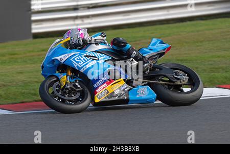 Quattro Group British Supersport/British GP2, 13, Lee Johnston, Yamaha, Ashcourt Racing Banque D'Images