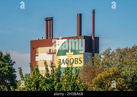 Jacobs Douwe Egberts (JDE) - Werk , Berlin Neukölln Banque D'Images