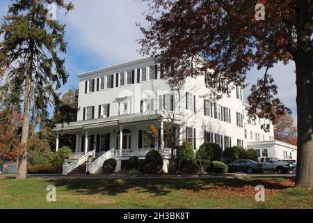 Douglas Manor, Douglaston, Queens, New York Banque D'Images