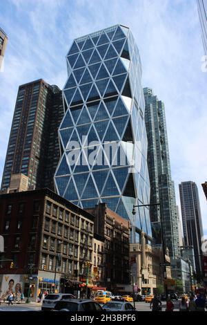 Hearst Tower conçu par Norman Foster, Midtown, Manhattan, New York Banque D'Images