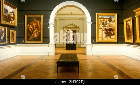 SYDNEY, AUSTRALIE - 17 septembre 2021 : The Interior Gallery of National Art Gallery NSW à Sydney, Australie Banque D'Images