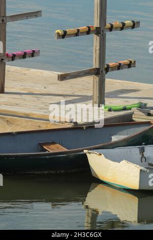 Hingham est une communauté résidentielle à prix élevé sur la rive sud de Boston.Il y a plein de zones humides et de ports pour la navigation, la natation et la pêche. Banque D'Images