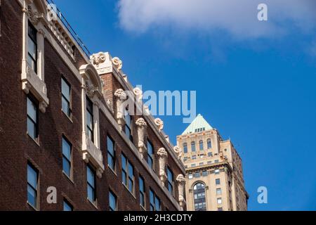 200 Madison Avenue et le bâtiment Mercantile, 2021, NYC, Etats-Unis Banque D'Images