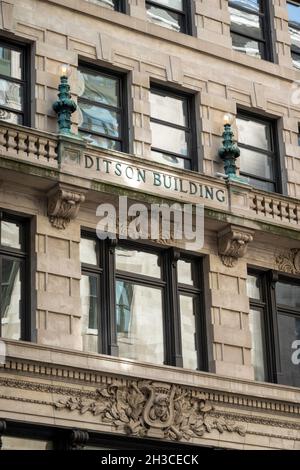 1907 Ditson Building sur E. 34th Street, NYC, Etats-Unis Banque D'Images