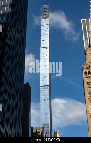 Steinway Tower, 111 W. 57th Street, NYC, Etats-Unis, 2021 Banque D'Images