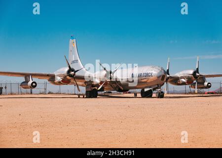 Un Boeing B-29 Superforteresse à la retraite au musée Pima Air & Space, Arizona, États-Unis Banque D'Images