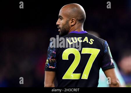 Lucas Moura de Tottenham Hotspur pendant le match de la coupe EFL, actuellement connue sous le nom de Carabao Cup, entre Burnley et Tottenham Hotspur à Turf Moor, Burnley, Royaume-Uni.Date de la photo: Jeudi 28 octobre 2021.Le crédit photo devrait se lire: Anthony Devlin Banque D'Images