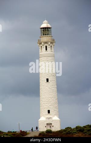 Photo verticale du phare à Leeuwin, en Australie Banque D'Images