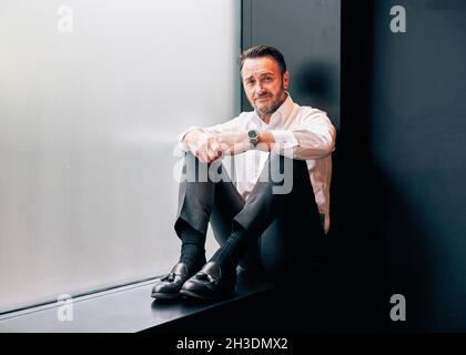 Jason Atherton à pollen Street social. Banque D'Images