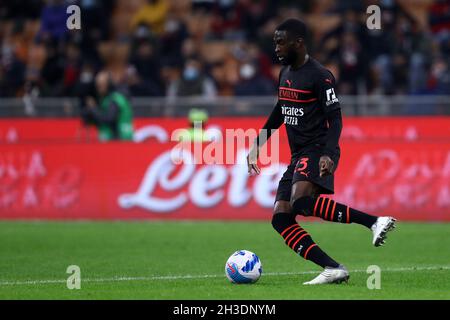 Fikayo Tomori de l'AC Milan en action pendant la série Un match entre l'AC Milan et le Torino FC. Banque D'Images