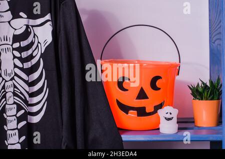 Halloween décoration dans la chambre des enfants Banque D'Images