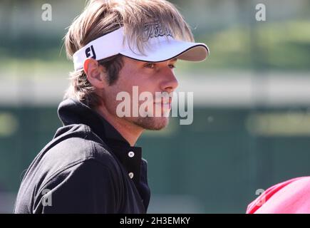 Paris, france, 04 juillet 2010 : golfeur en action à l'Open de France 2010 Banque D'Images