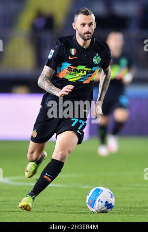 Empoli, Italie.27 octobre 2021.Marcelo Brozovic (Inter) pendant Empoli FC vs Inter - FC Internazionale, football italien série A match à Empoli, Italie, octobre 27 2021 crédit: Independent photo Agency/Alamy Live News Banque D'Images