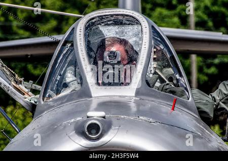 Biala Podlaska, Pologne - 22 juin 2014 : légendes de l'aviation polonaise (Fundacja Legendy Lotnickta) journée d'ouverture - SB Lim-2 (SP-YNZ) Banque D'Images