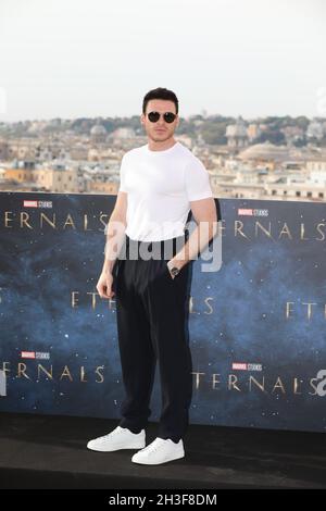 Rome, Italie.25 octobre 2021.At'Hotel de la ville di Roma, photocall du nouveau film Marvel Eternals.Dans cette photo: Richard Madden (photo de Paolo Pizzi/Pacific Press/Sipa USA) crédit: SIPA USA/Alay Live News Banque D'Images