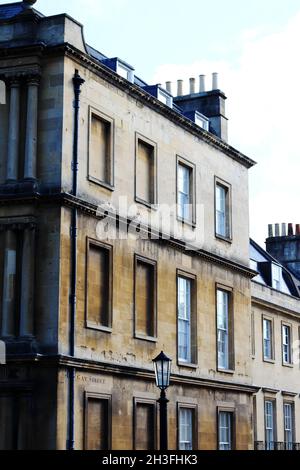 Architecture à Bath, la seule ville de Grande-Bretagne classée au patrimoine mondial Banque D'Images