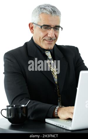 Businessman working Banque D'Images