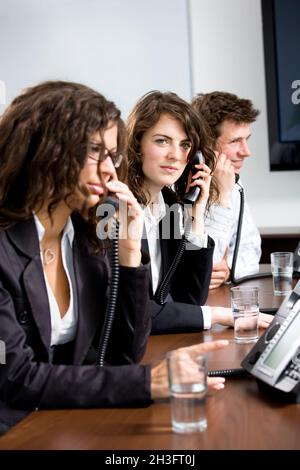 Service à la clientèle Banque D'Images