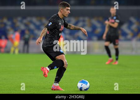 Napels, Italie.28 octobre 2021.NAPELS, ITALIE - OCTOBRE 28: Giovanni Di Lorenzo de SSC Napoli pendant la série Un match entre SSC Napoli et le FC de Bologne au Stadio Diego Armando Maradona le 28 octobre 2021 à Napels, Italie (photo de Ciro Santangelo/Orange Pictures) crédit: Orange pics BV/Alay Live News Banque D'Images