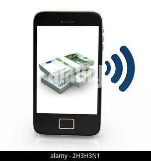 NFC euros Banque D'Images