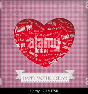 Arrière-plan vintage Mothersday Banque D'Images