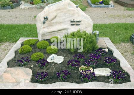 Double tombe; pierre naturelle Banque D'Images