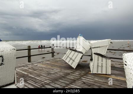 Strankoerbe, Sankt Peter-Ording Banque D'Images