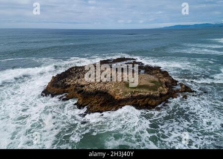 Pescadero State Beach en Californie Banque D'Images