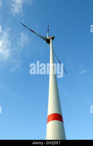 Éolienne, Kemel, Hesse Banque D'Images