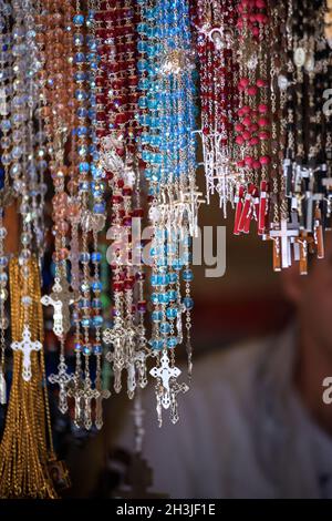 La Turquie, Ephèse, religieux souvenirs à la maison de la Vierge Marie (Meryemana) Banque D'Images