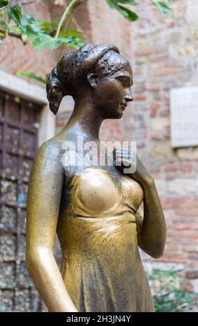 Statue de Juliette à Vérone Banque D'Images