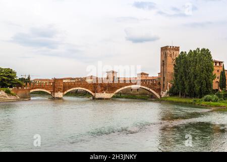 Castelvecchio à Vérone, Italie Banque D'Images