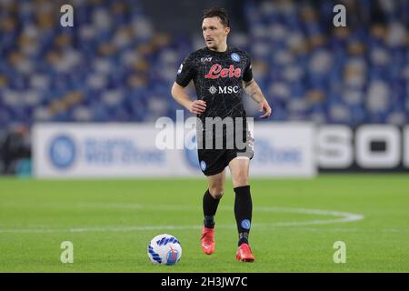 Naples, Italie.28 octobre 2021.Mario Rui de SSC Napoli pendant la série Un match de football 2021/2022 entre SSC Napoli et le FC de Bologne au stade Diego Armando Maradona à Naples (Italie), le 28 octobre 2021.Photo Cesare Purini/Insidefoto crédit: Insidefoto srl/Alay Live News Banque D'Images