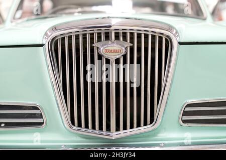 Wolseley Classic car Radiator detail, National Toy and transport Museum en Nouvelle-Zélande Banque D'Images