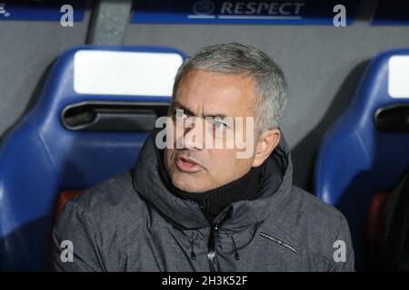 Football CL: 5 sept., FC Bâle contre Manchester United Banque D'Images